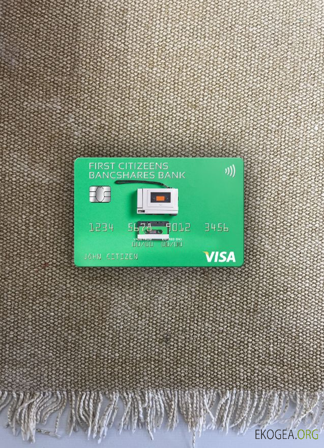 USA First Citizens BancShares Bank carte visa photolook , avant